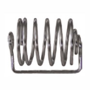 Spiral Capsule Sinker, 316 SS, .885” (22.5mm) L × .575” (14.6mm) W capacity, 8.5 coils DLHCAPWHTXS