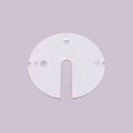 Clear Cover with Paddle Slot & Extra Hole for Stationary Basket DLHCOVERV01SB