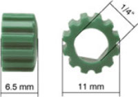 Adaptadores de color - 1/4" hexagonal - 2