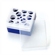 Caja en PP para vial EPA 30ml 40ml, con tapa